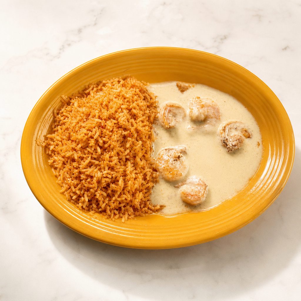 Arroz Con Camarones.