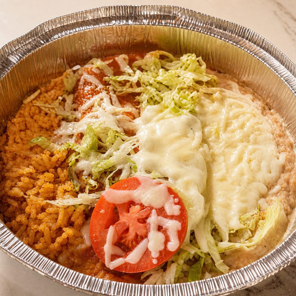 Burrito El Mezcal.