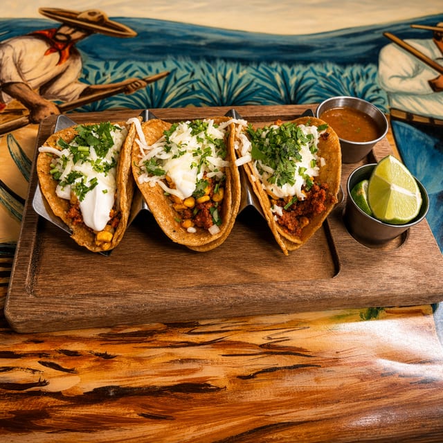 Chori-Corn Tacos.