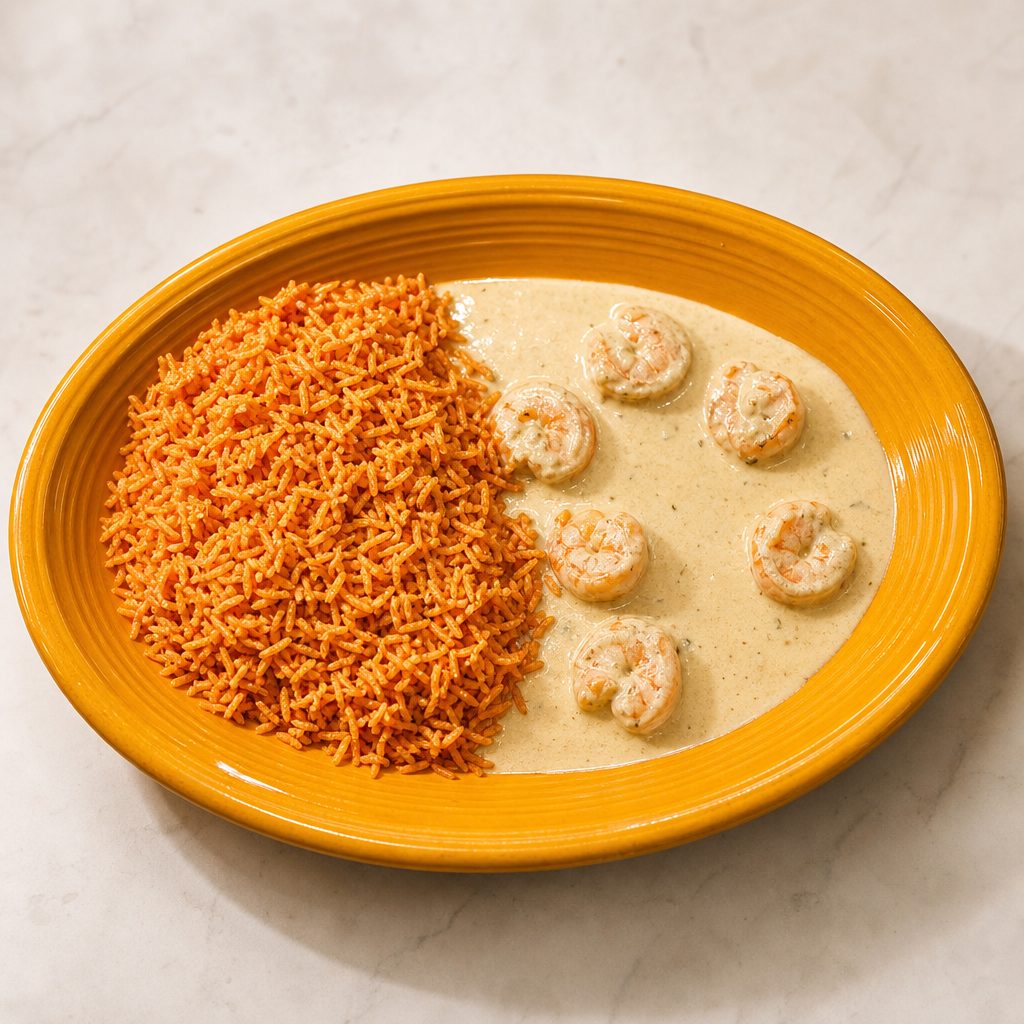 Arroz Con Camarones.